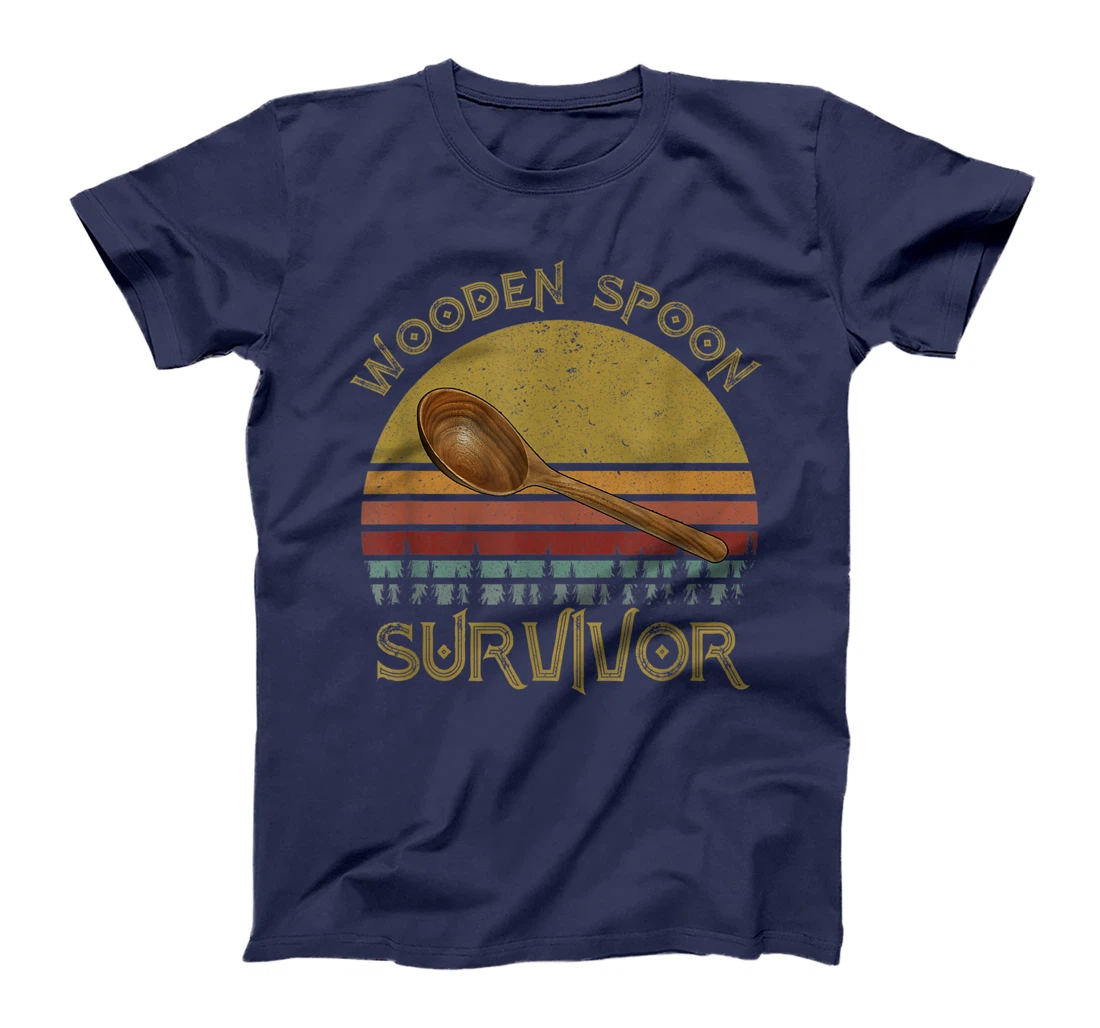 Wooden Spoon Survivor - Funny And Humor T-Shirt