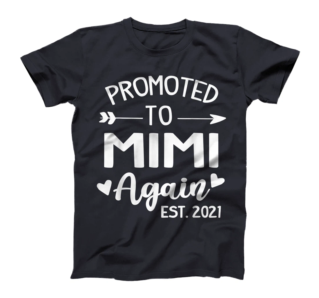 Promoted To Mimi Again Est 2021 Grandma T-Shirt