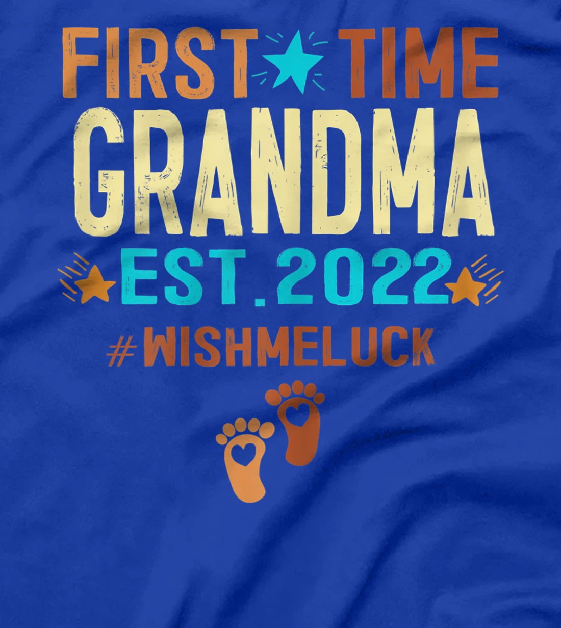 Womens Promoted To Grandma 2022 First Time Grandma Est 2022 T-Shirt