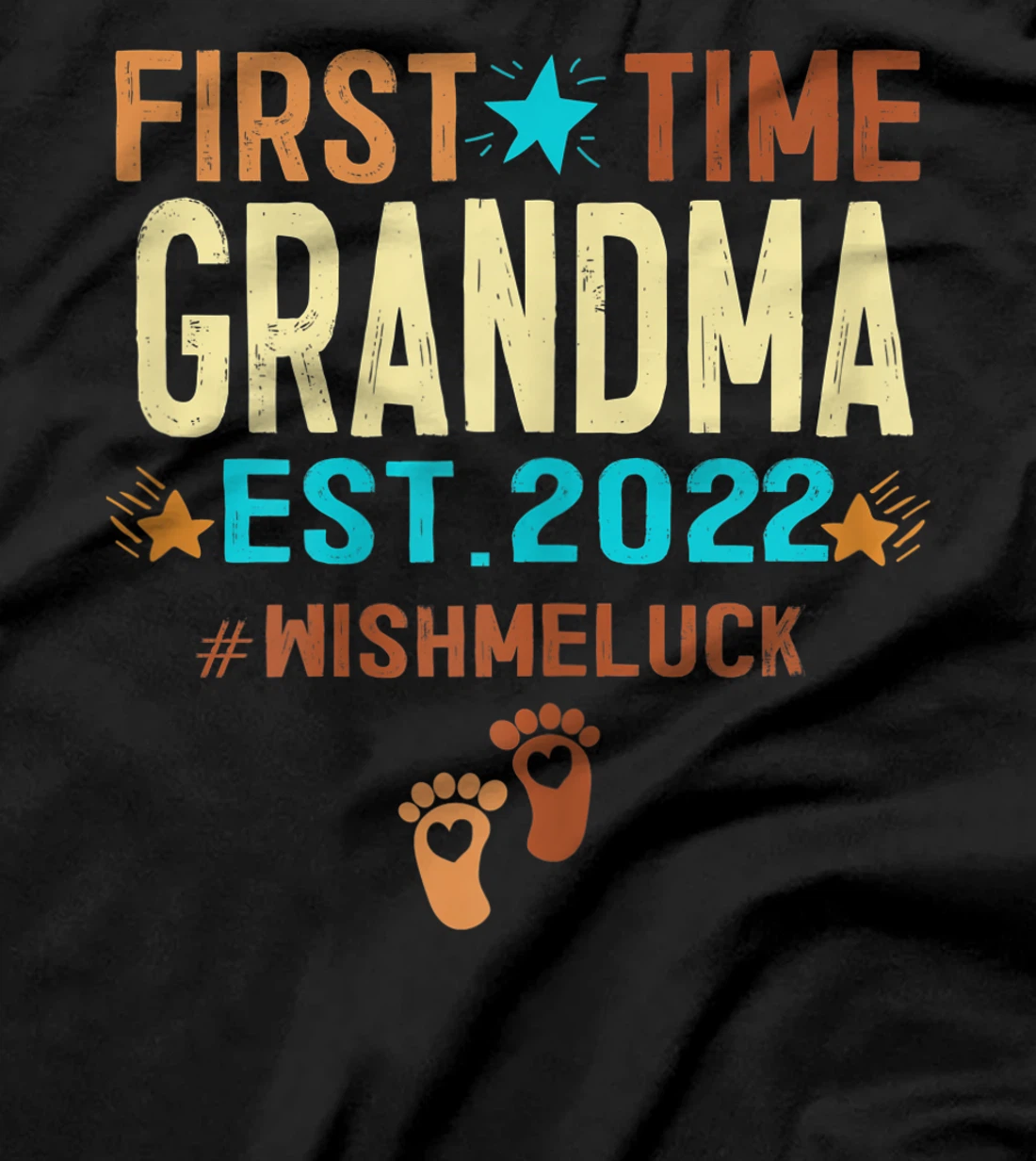 Womens Promoted To Grandma 2022 First Time Grandma Est 2022 T-Shirt