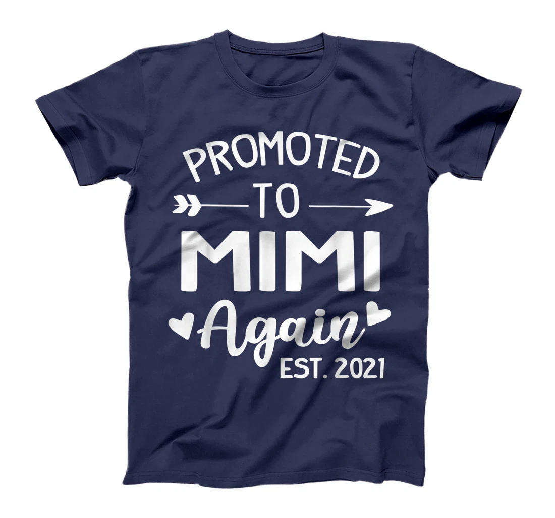 Promoted To Mimi Again Est 2021 Grandma T-Shirt