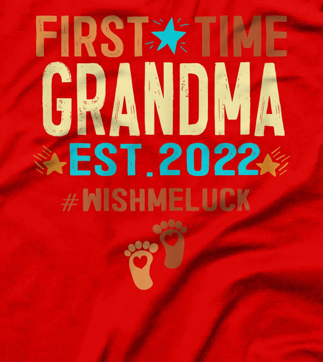 Womens Promoted To Grandma 2022 First Time Grandma Est 2022 T-Shirt