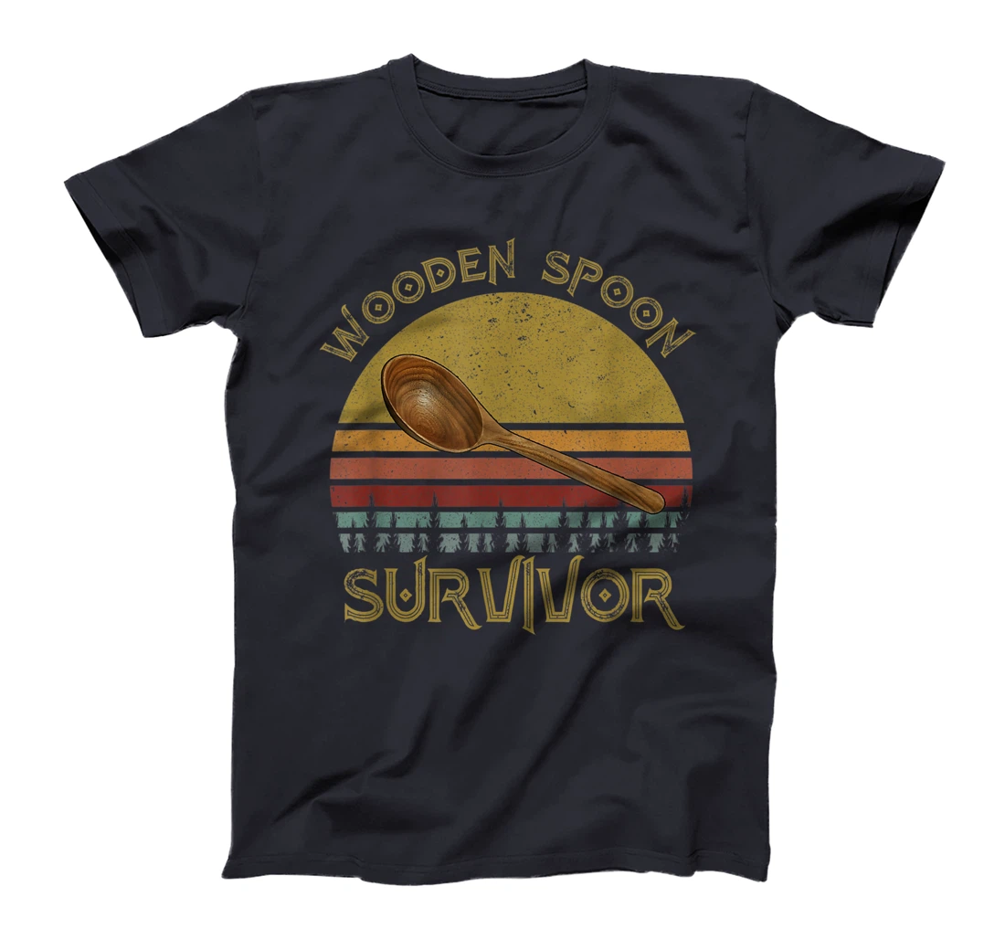 Wooden Spoon Survivor - Funny And Humor T-Shirt