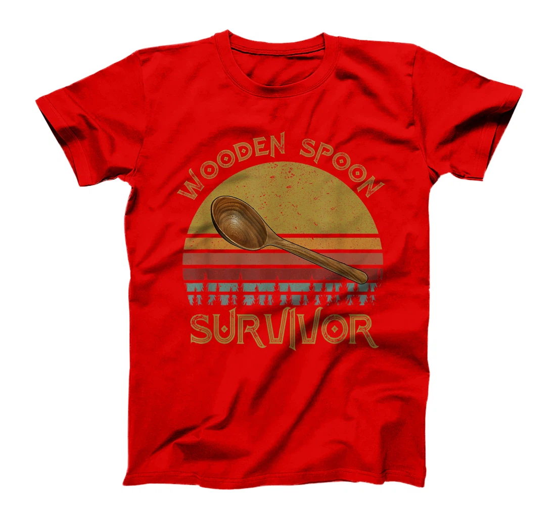 Wooden Spoon Survivor - Funny And Humor T-Shirt