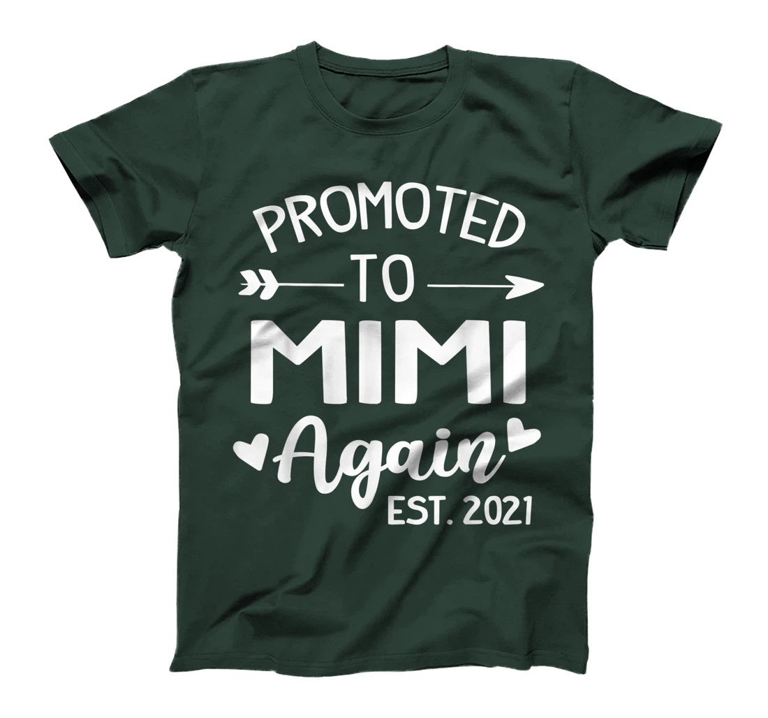 Promoted To Mimi Again Est 2021 Grandma T-Shirt