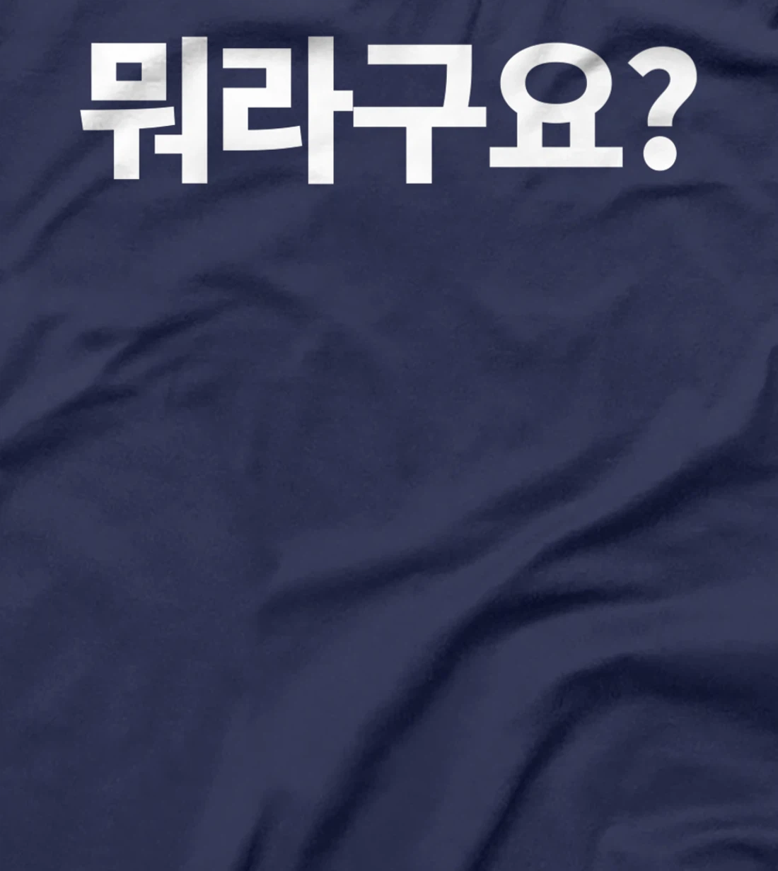 What Did You Say? Written in Korean Morago Hangul Kdrama Premium T-Shirt