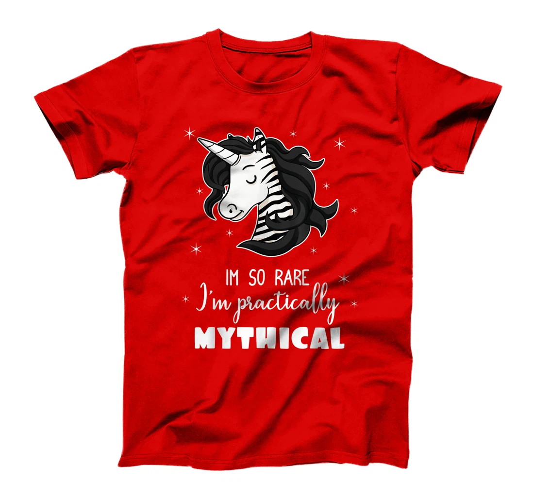 Mythical Unicorn Ehlers Danlos Black And White Zebra Stripe T-Shirt