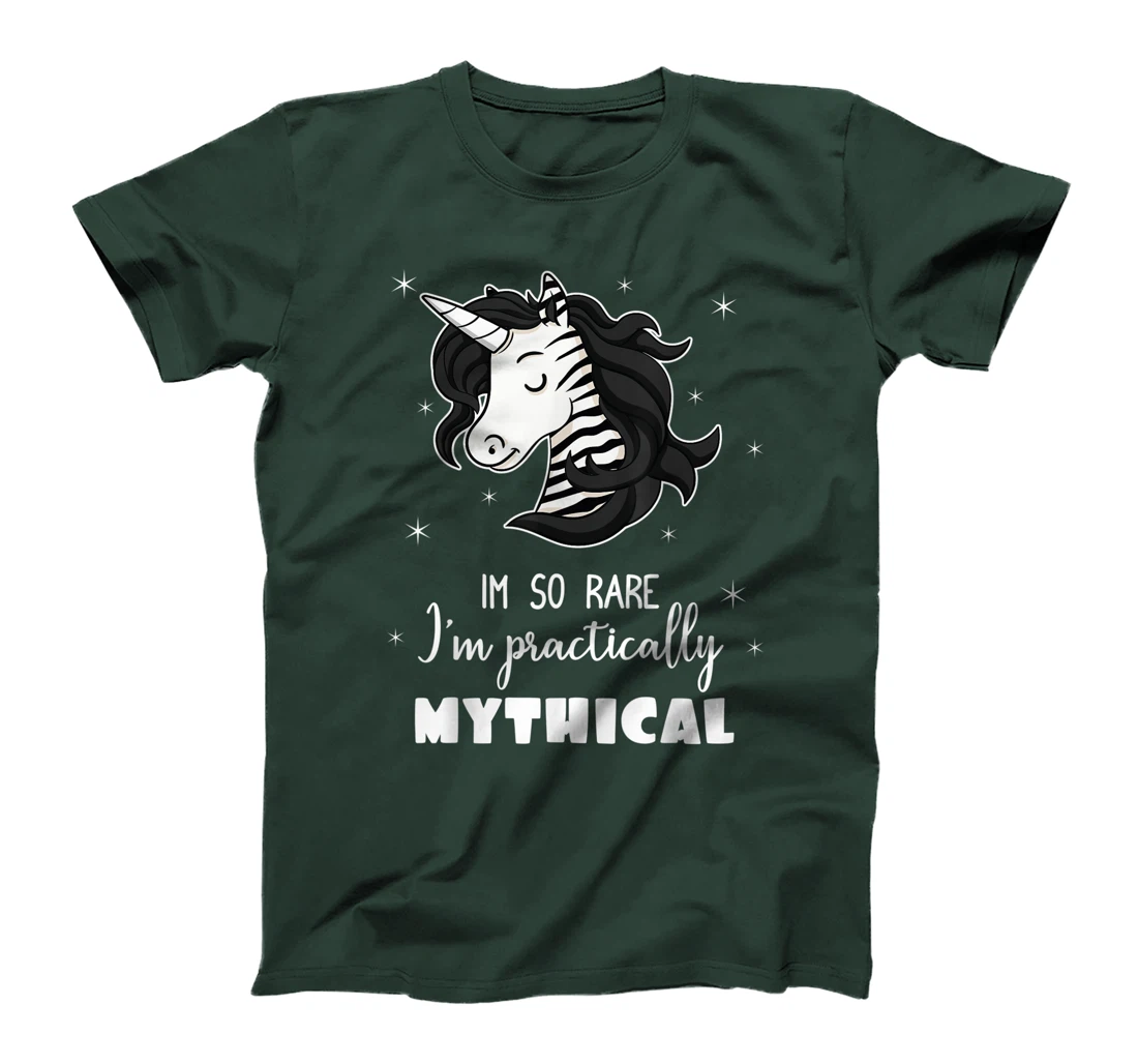 Mythical Unicorn Ehlers Danlos Black And White Zebra Stripe T-Shirt