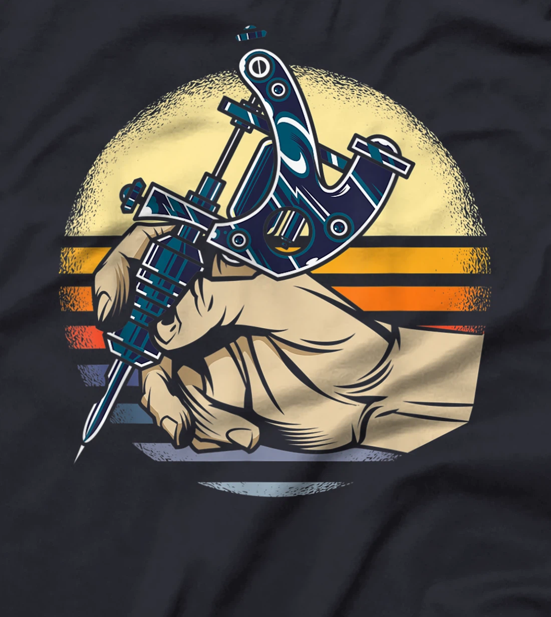 Vintage Retro Tattoo Artist Classic Style Tattoo Lover Gift T-Shirt