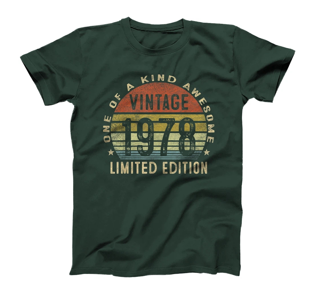 42 Year Old Gifts Vintage 1978 Limited Edition 42nd Birthday T-Shirt