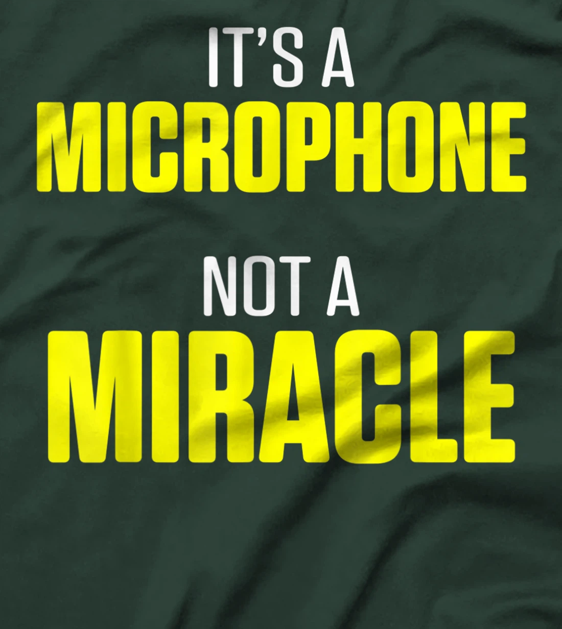 Church Sound Guy Miracle Audio Tech Engineer T-Shirt