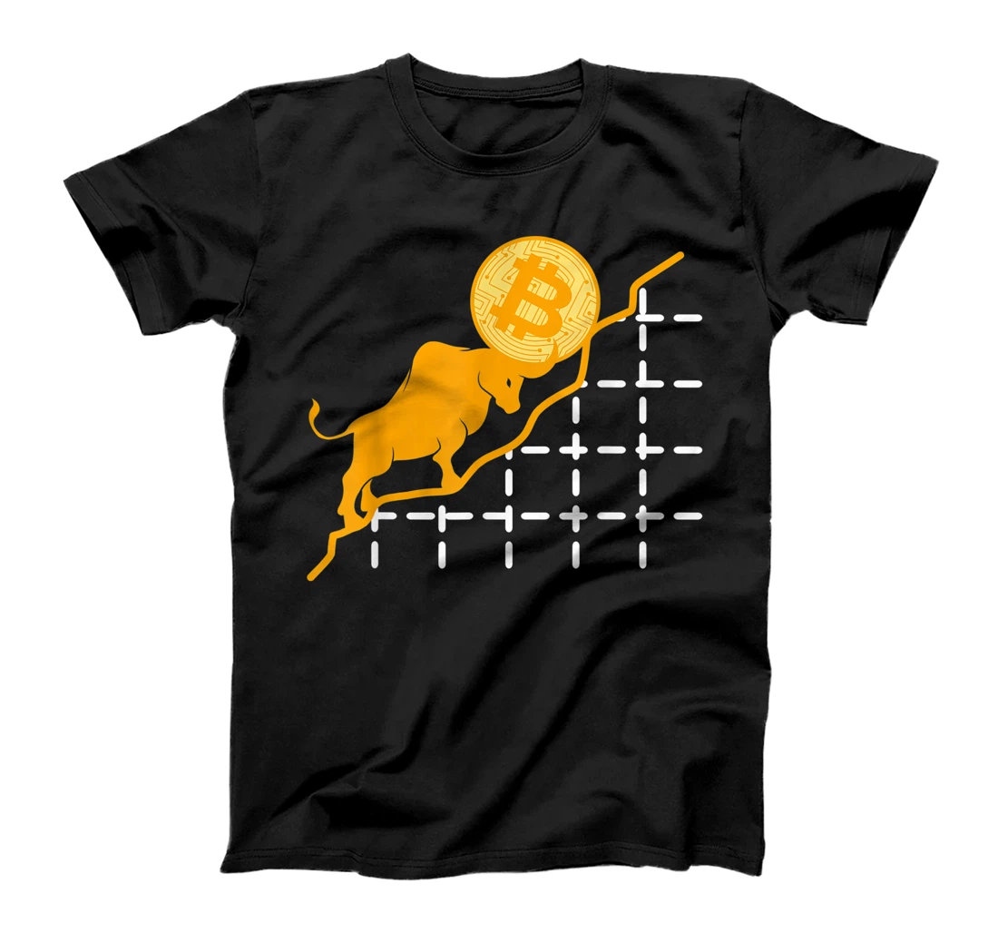 Bulls Bitcoin BTC Cryptocurrency Coin Money Blockchain Gift T-Shirt