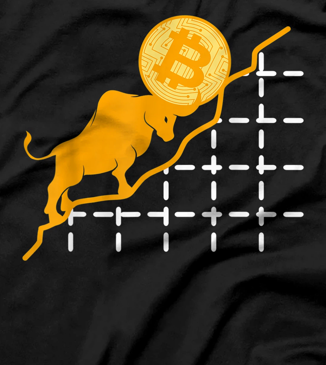 Bulls Bitcoin BTC Cryptocurrency Coin Money Blockchain Gift T-Shirt