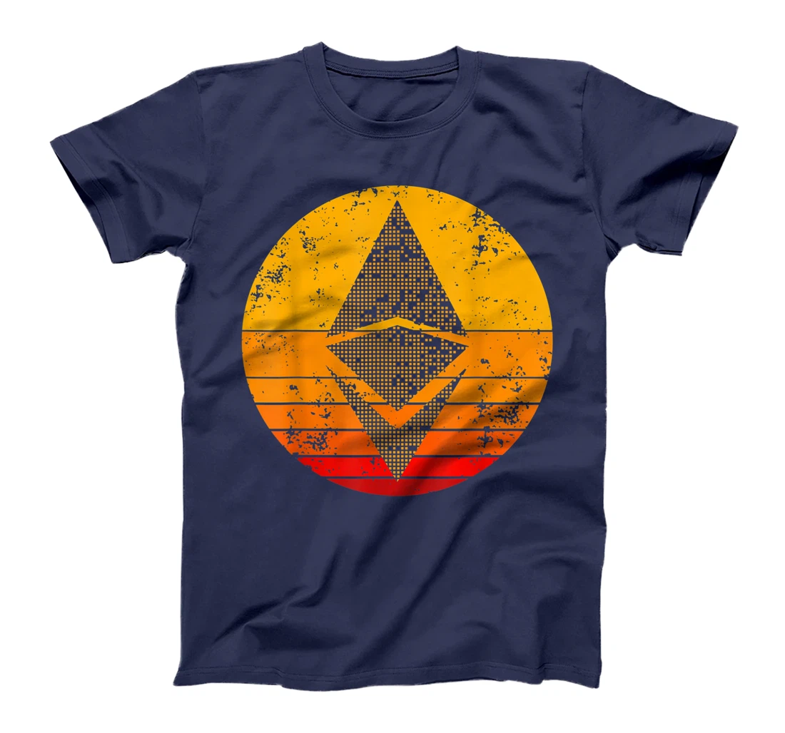 Ethereum Coin ETH Cryptocurrency Money Blockchain Gift T-Shirt