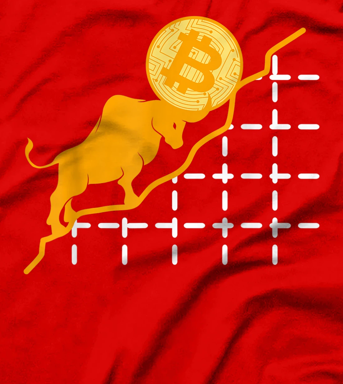 Bulls Bitcoin BTC Cryptocurrency Coin Money Blockchain Gift T-Shirt