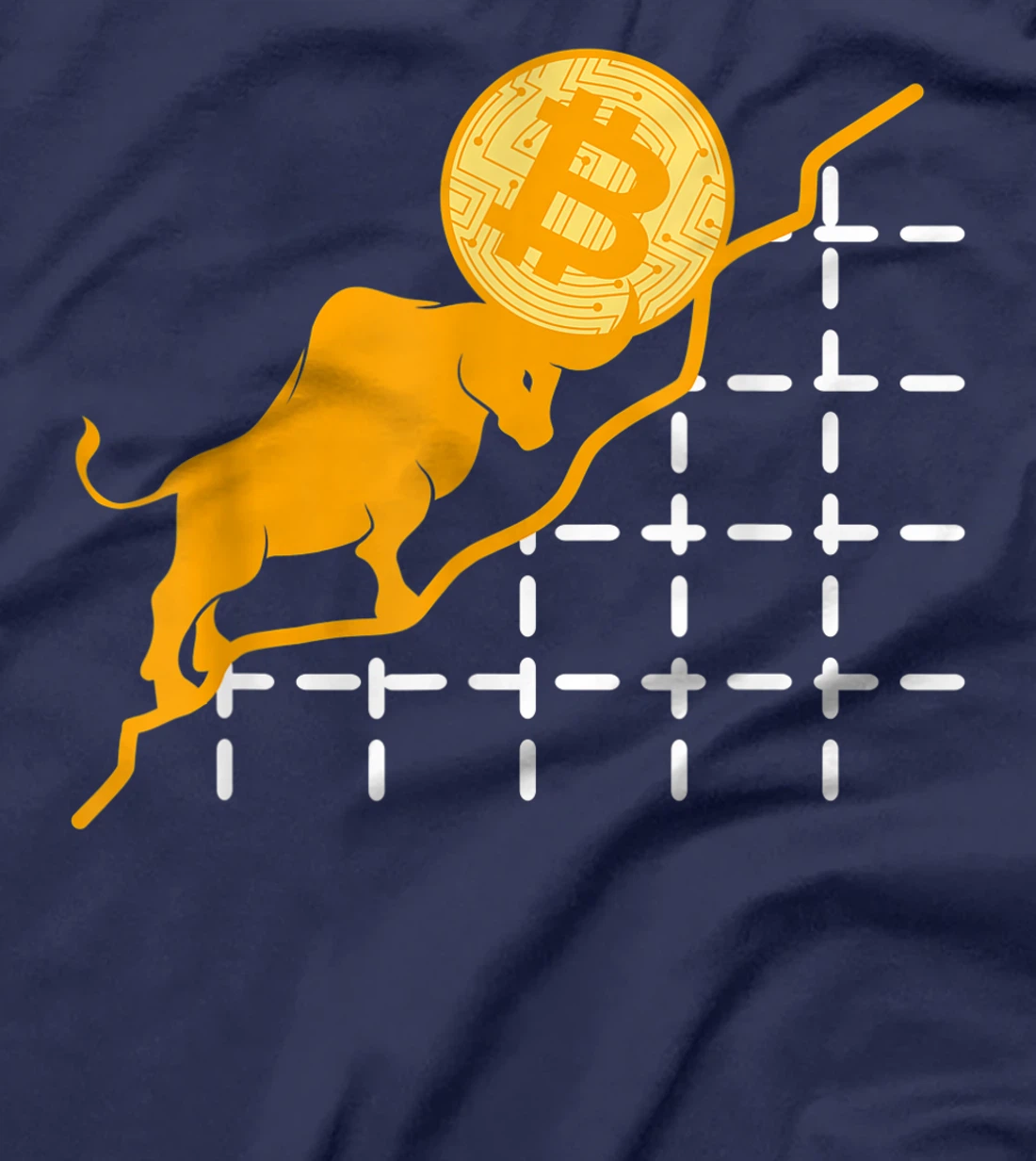 Bulls Bitcoin BTC Cryptocurrency Coin Money Blockchain Gift T-Shirt
