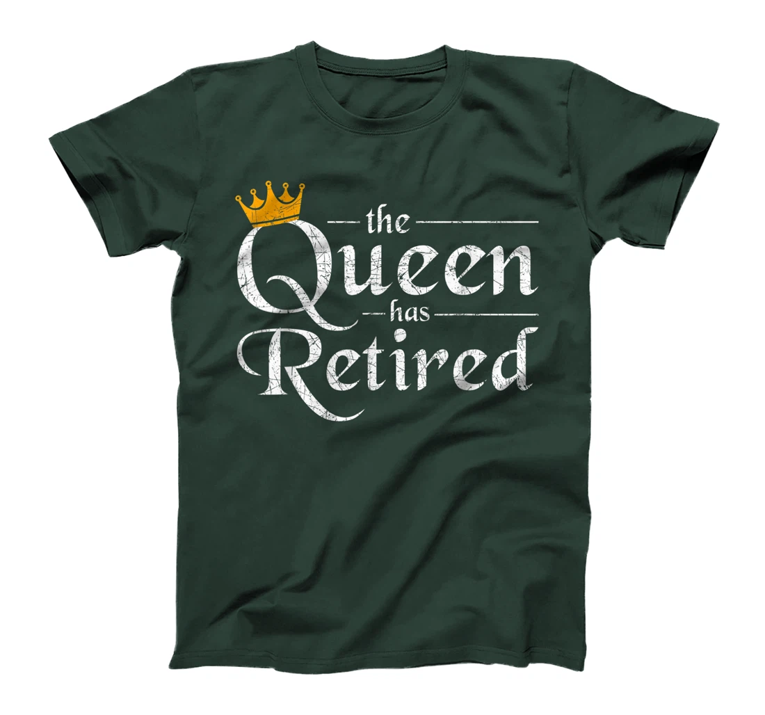 Retired Women Gift Pension Queen Grandma Funny Retirement T-Shirt