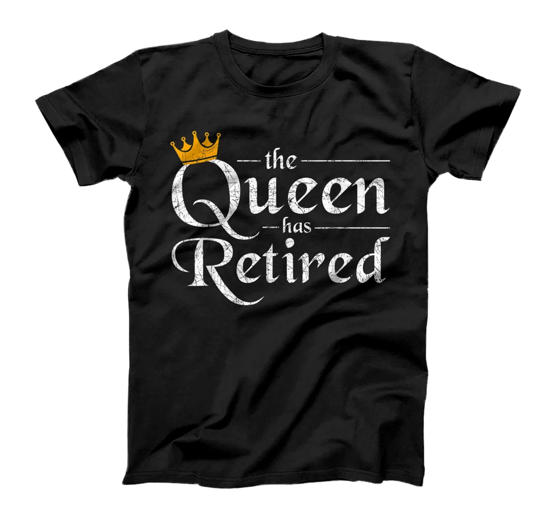 Retired Women Gift Pension Queen Grandma Funny Retirement T-Shirt