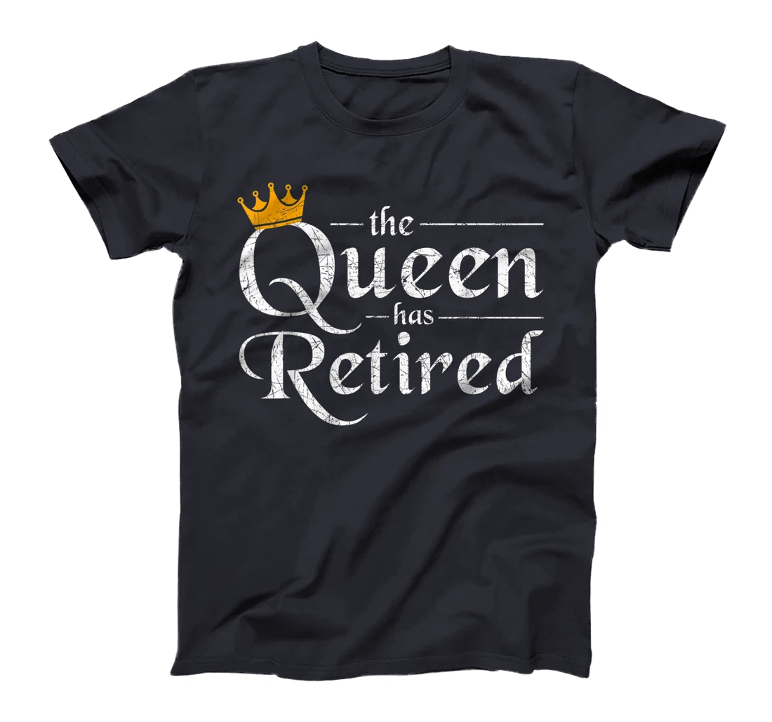 Retired Women Gift Pension Queen Grandma Funny Retirement T-Shirt