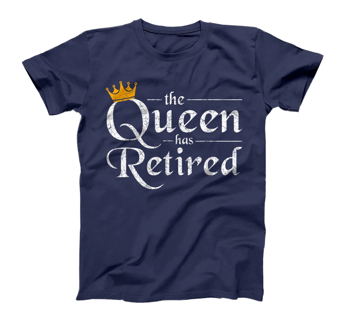 Retired Women Gift Pension Queen Grandma Funny Retirement T-Shirt