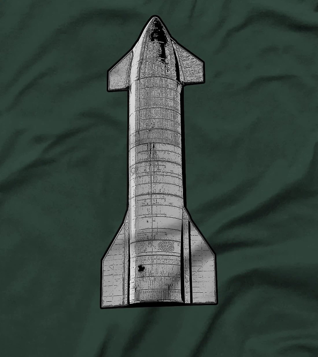 NASA Starship Rocket T-Shirt