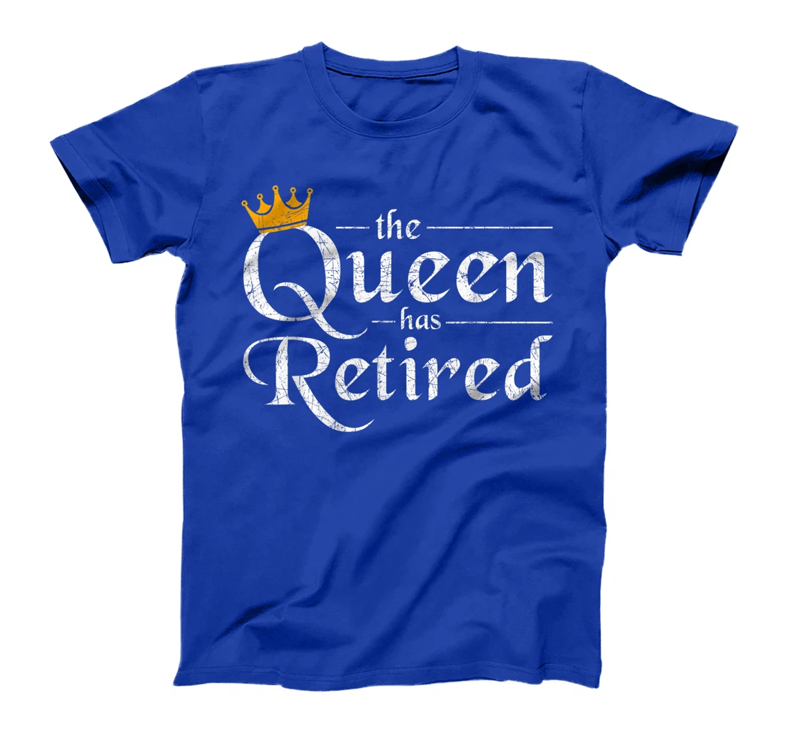 Retired Women Gift Pension Queen Grandma Funny Retirement T-Shirt
