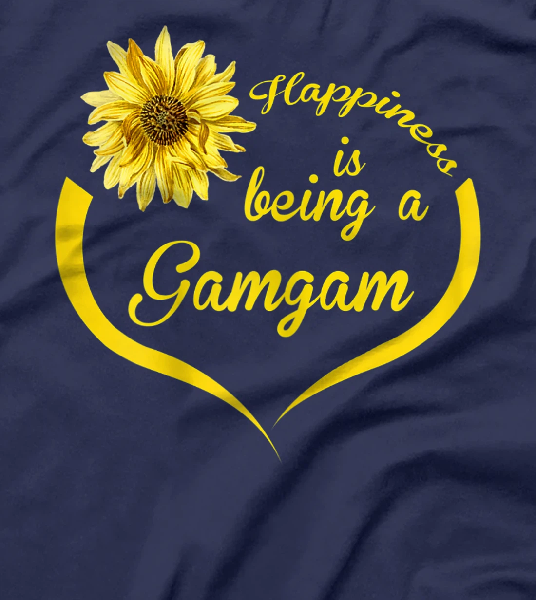 Womens Gamgam Gift: Happiness Is Being A Gamgam T-Shirt