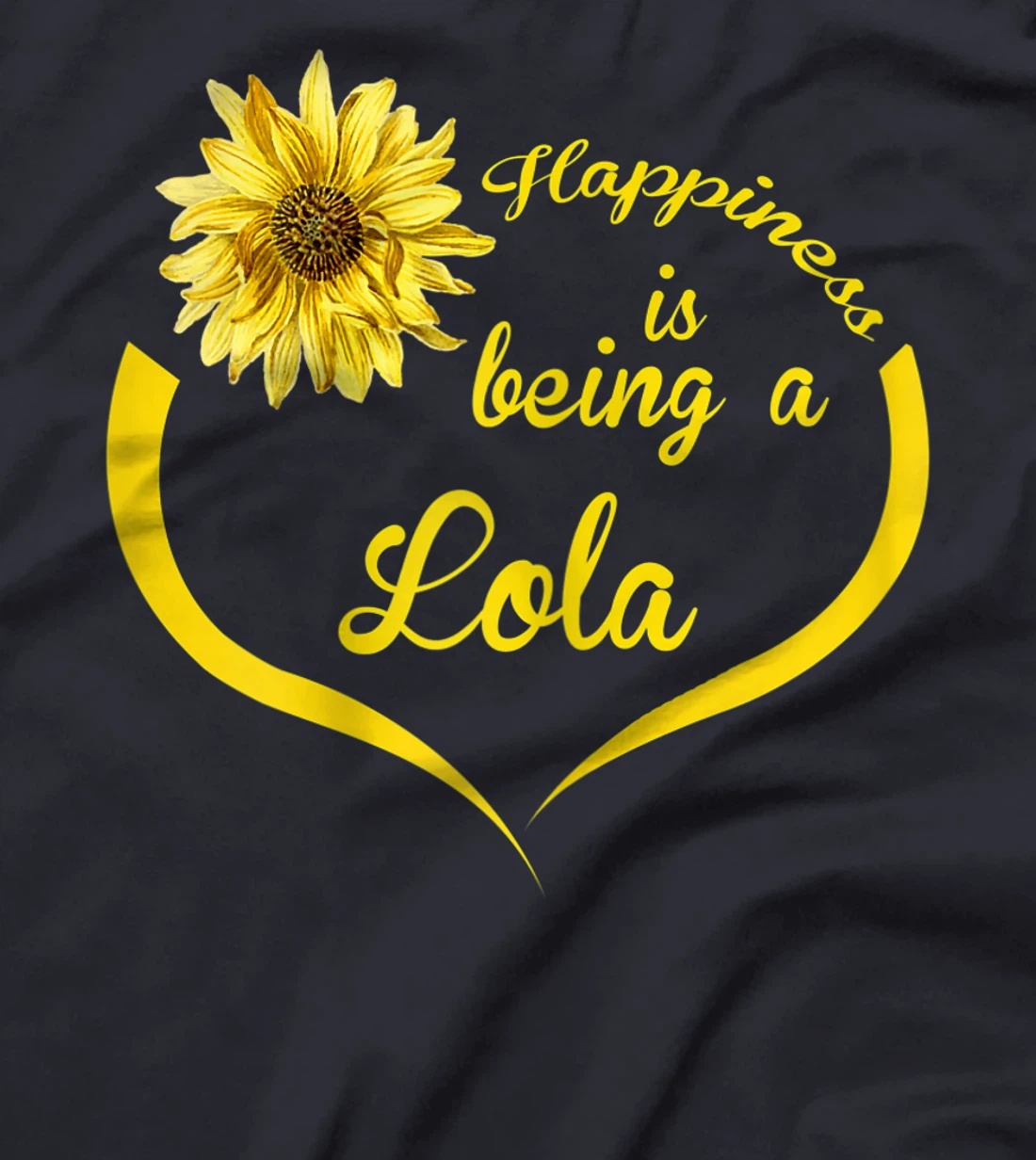 Womens Lola Gift: Happiness Is Being A Lola T-Shirt