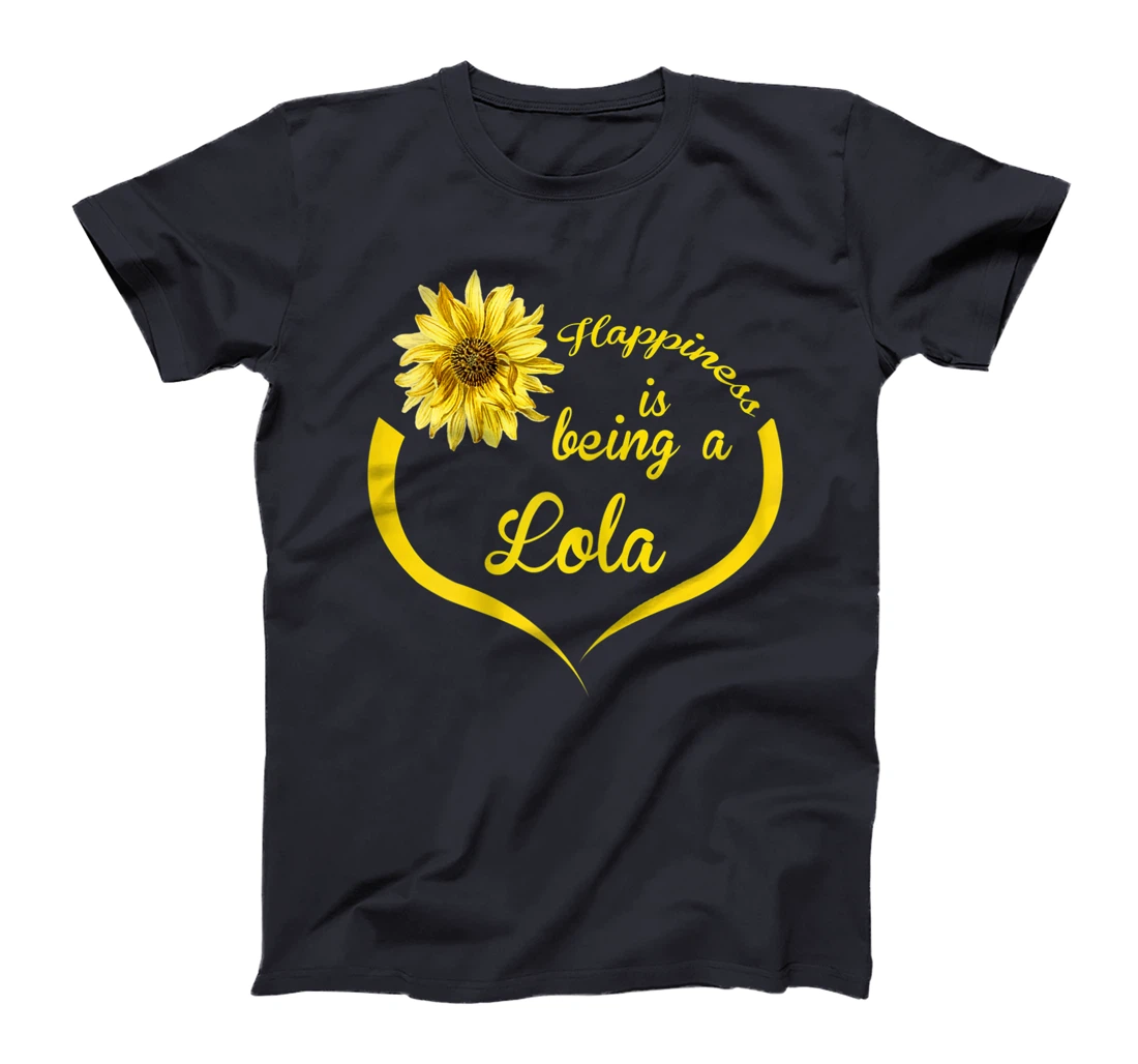 Womens Lola Gift: Happiness Is Being A Lola T-Shirt
