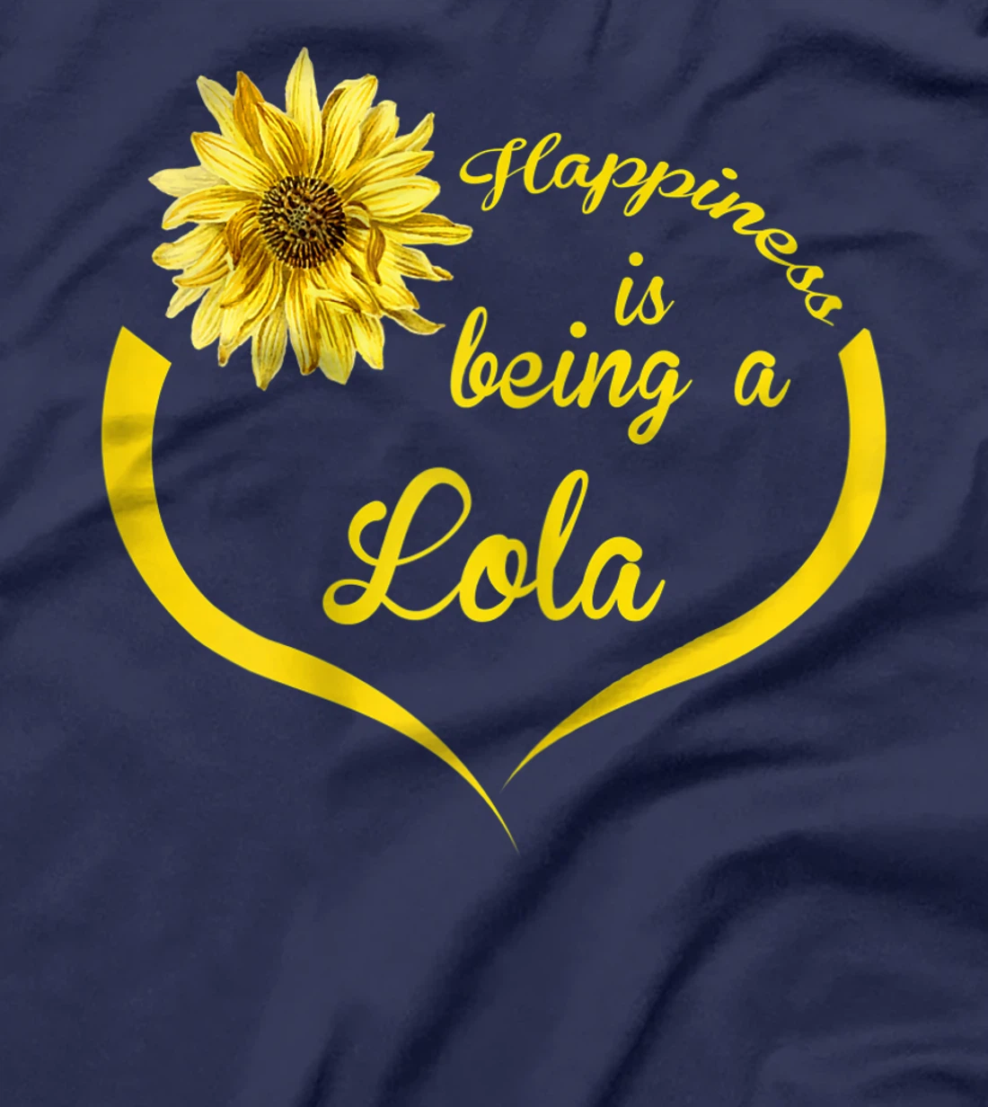 Womens Lola Gift: Happiness Is Being A Lola T-Shirt