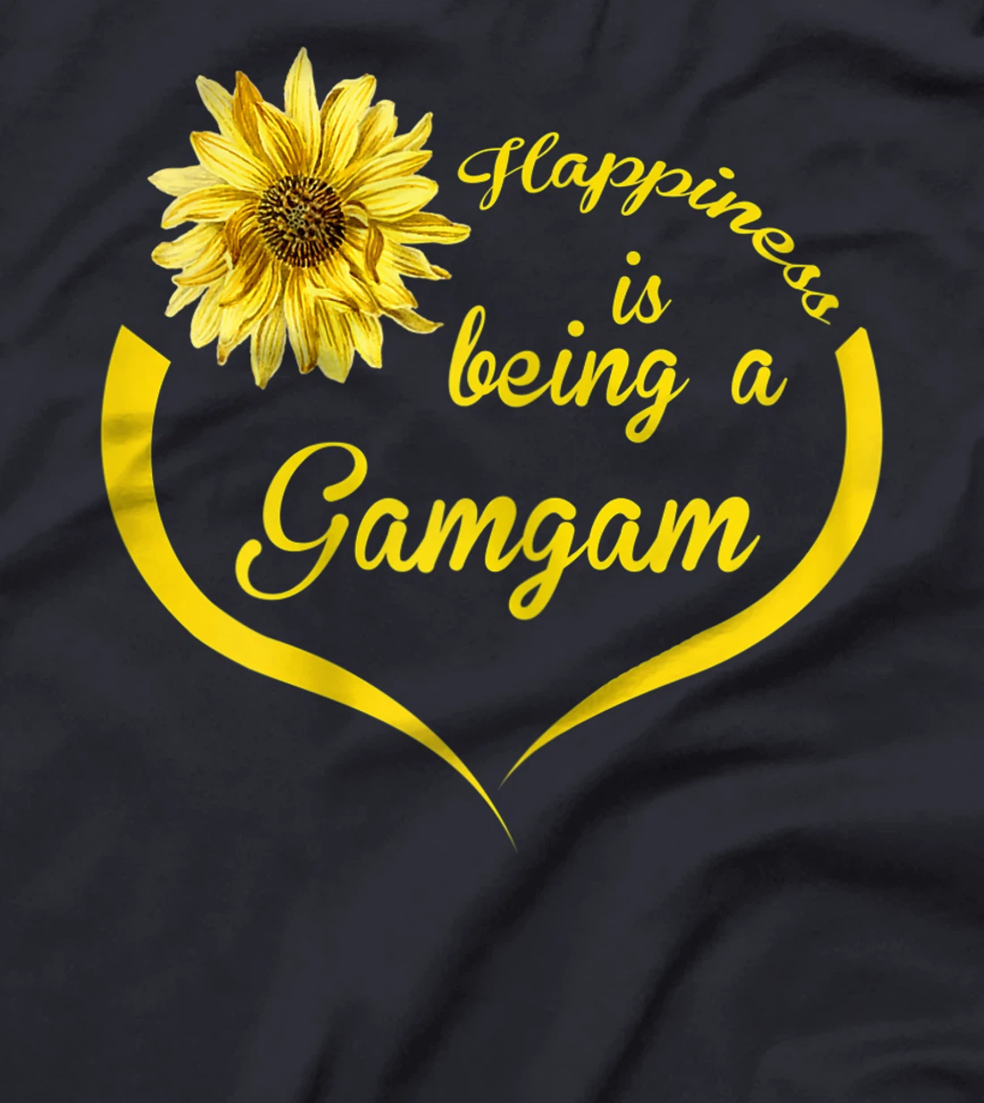 Womens Gamgam Gift: Happiness Is Being A Gamgam T-Shirt