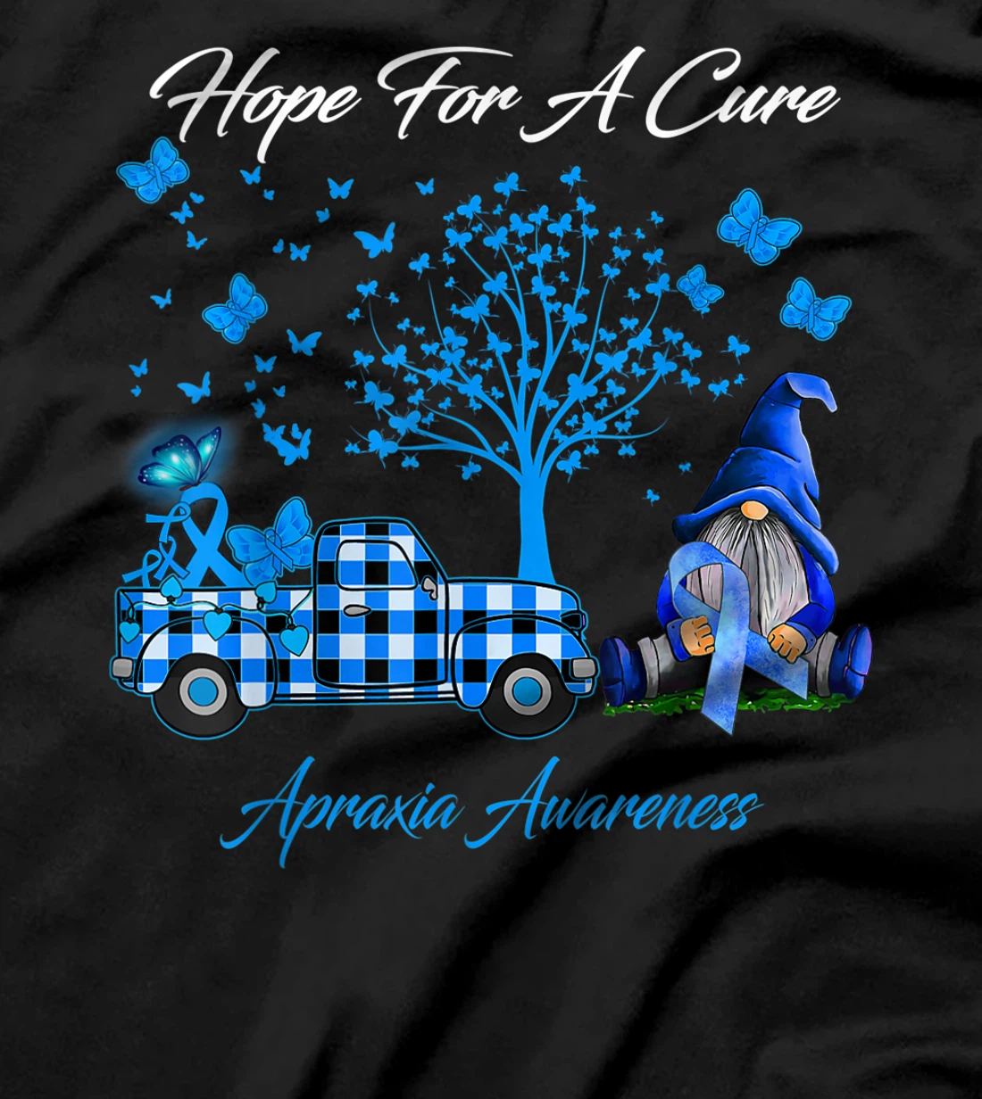 Hope For A Cure Apraxia Awareness Gifts T-Shirt