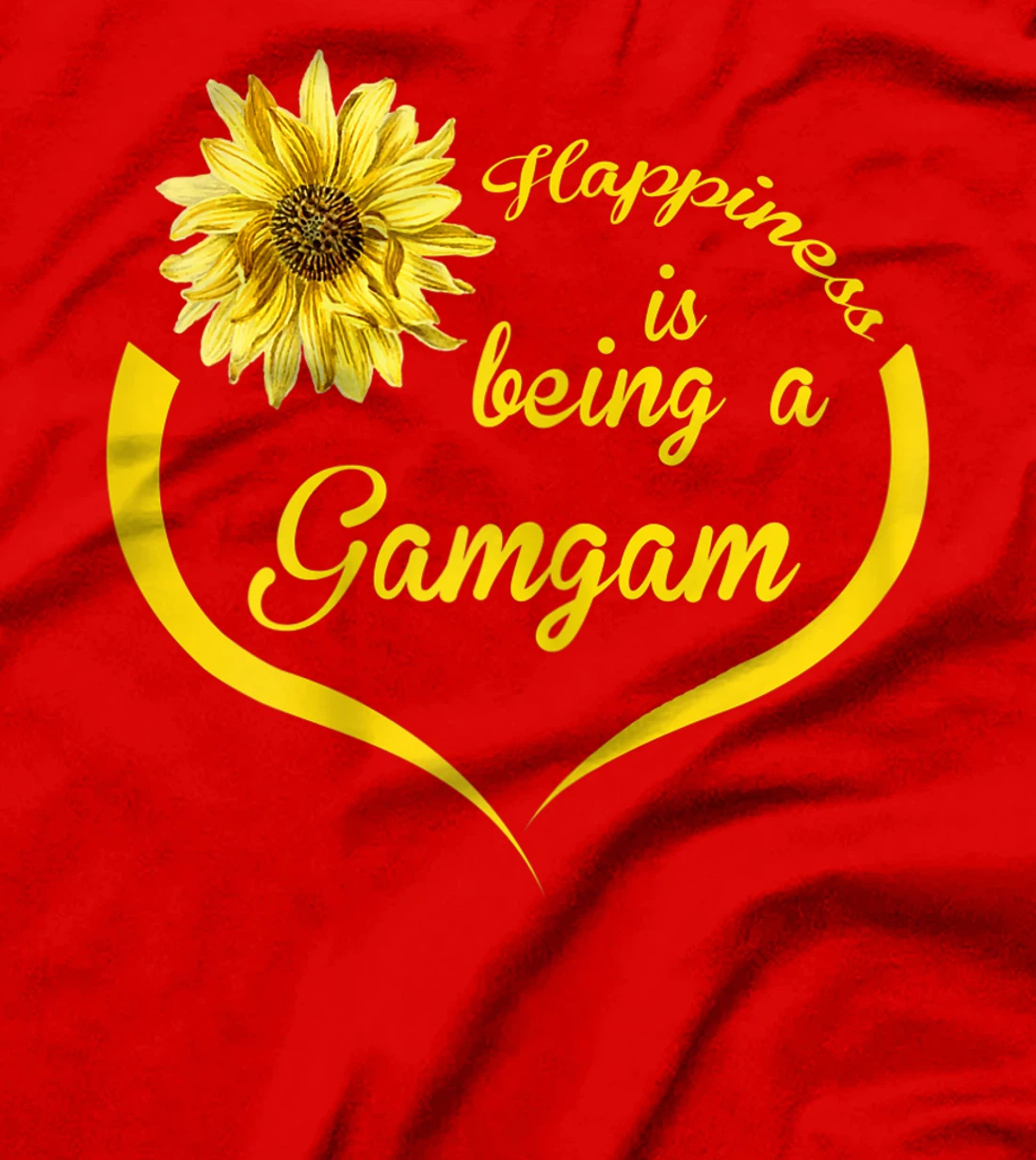 Womens Gamgam Gift: Happiness Is Being A Gamgam T-Shirt