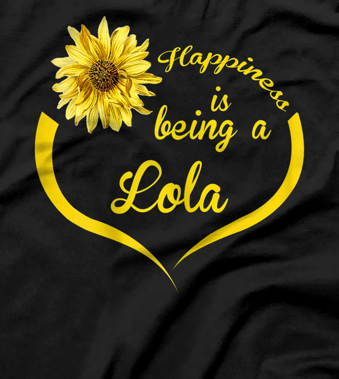 Womens Lola Gift: Happiness Is Being A Lola T-Shirt