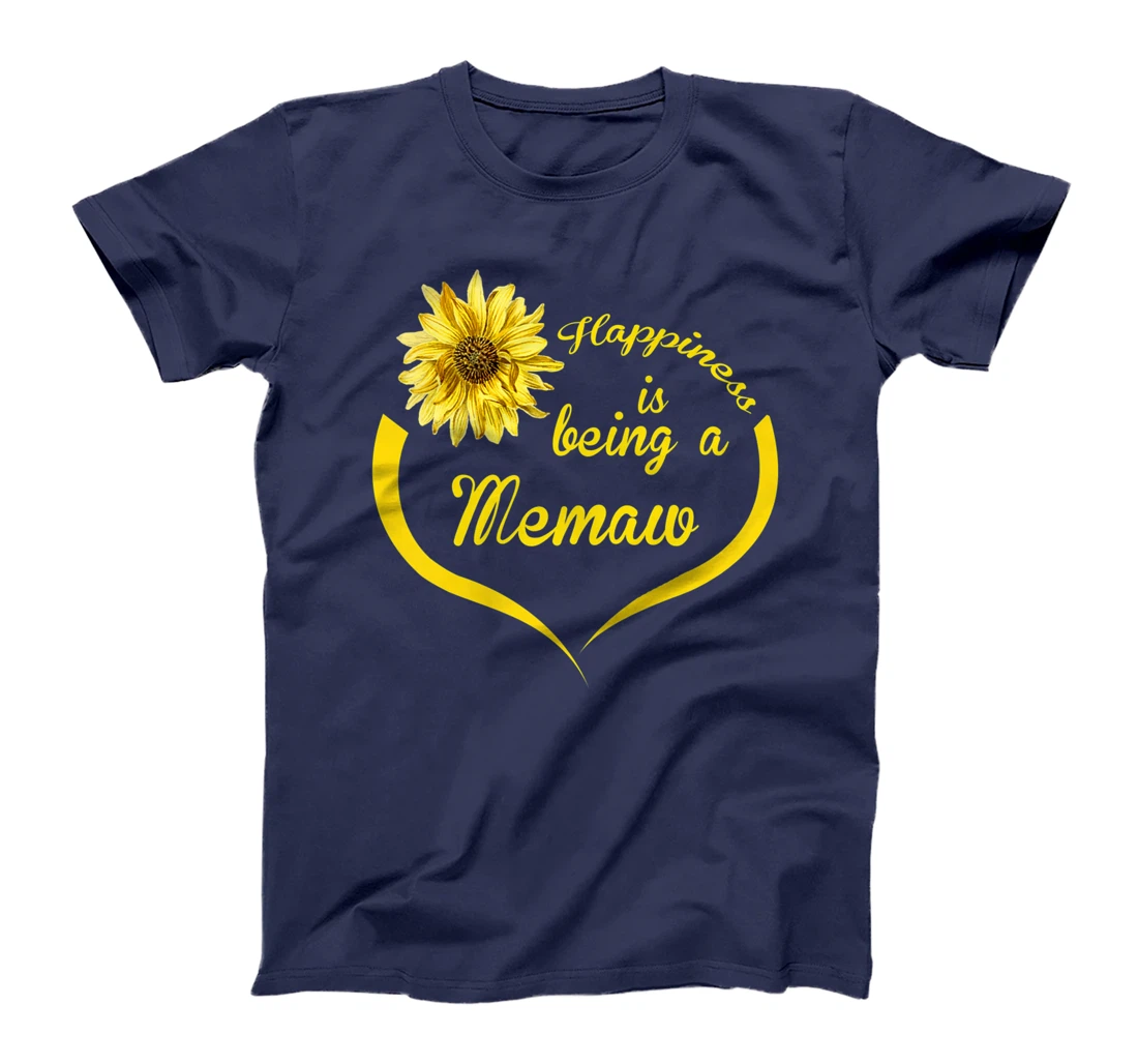 Womens Memaw Gift: Happiness Is Being A Memaw Premium T-Shirt