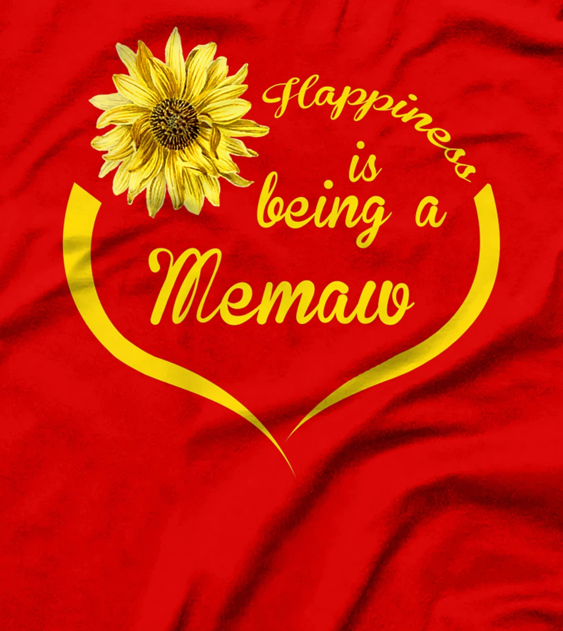 Womens Memaw Gift: Happiness Is Being A Memaw Premium T-Shirt