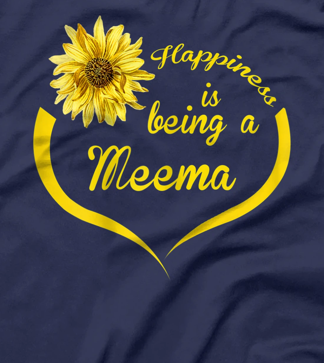 Womens Meema Gift: Happiness Is Being A Meema T-Shirt