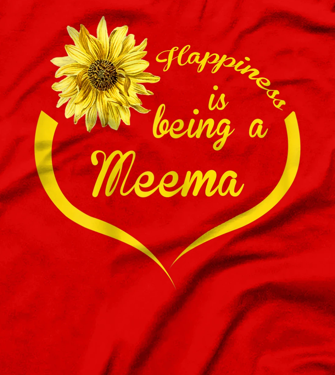 Womens Meema Gift: Happiness Is Being A Meema T-Shirt