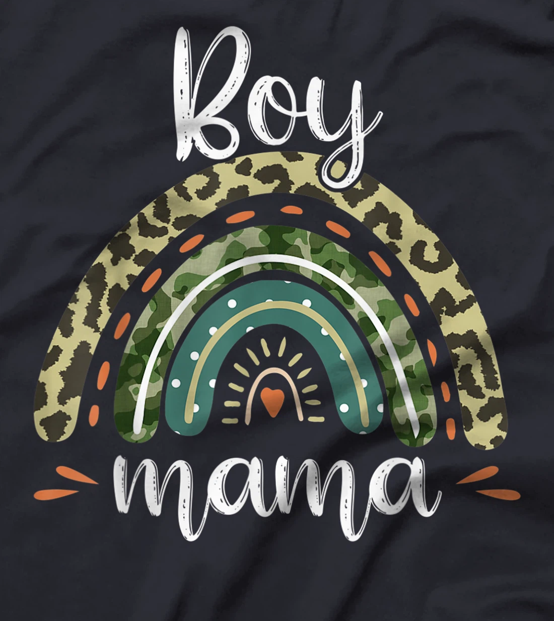Boy Mama Boho Rainbow - Boy Mama T-Shirt