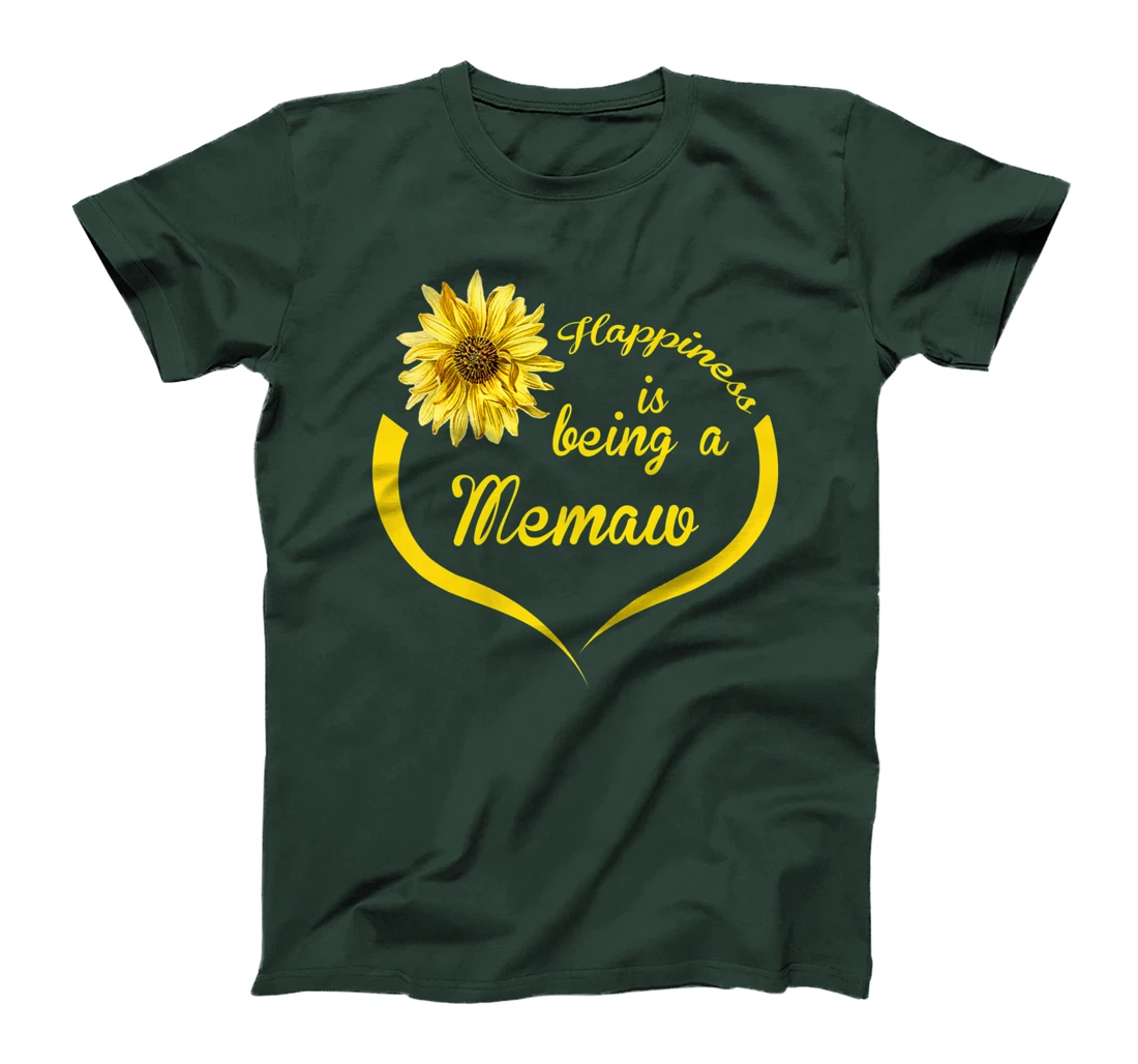Womens Memaw Gift: Happiness Is Being A Memaw Premium T-Shirt