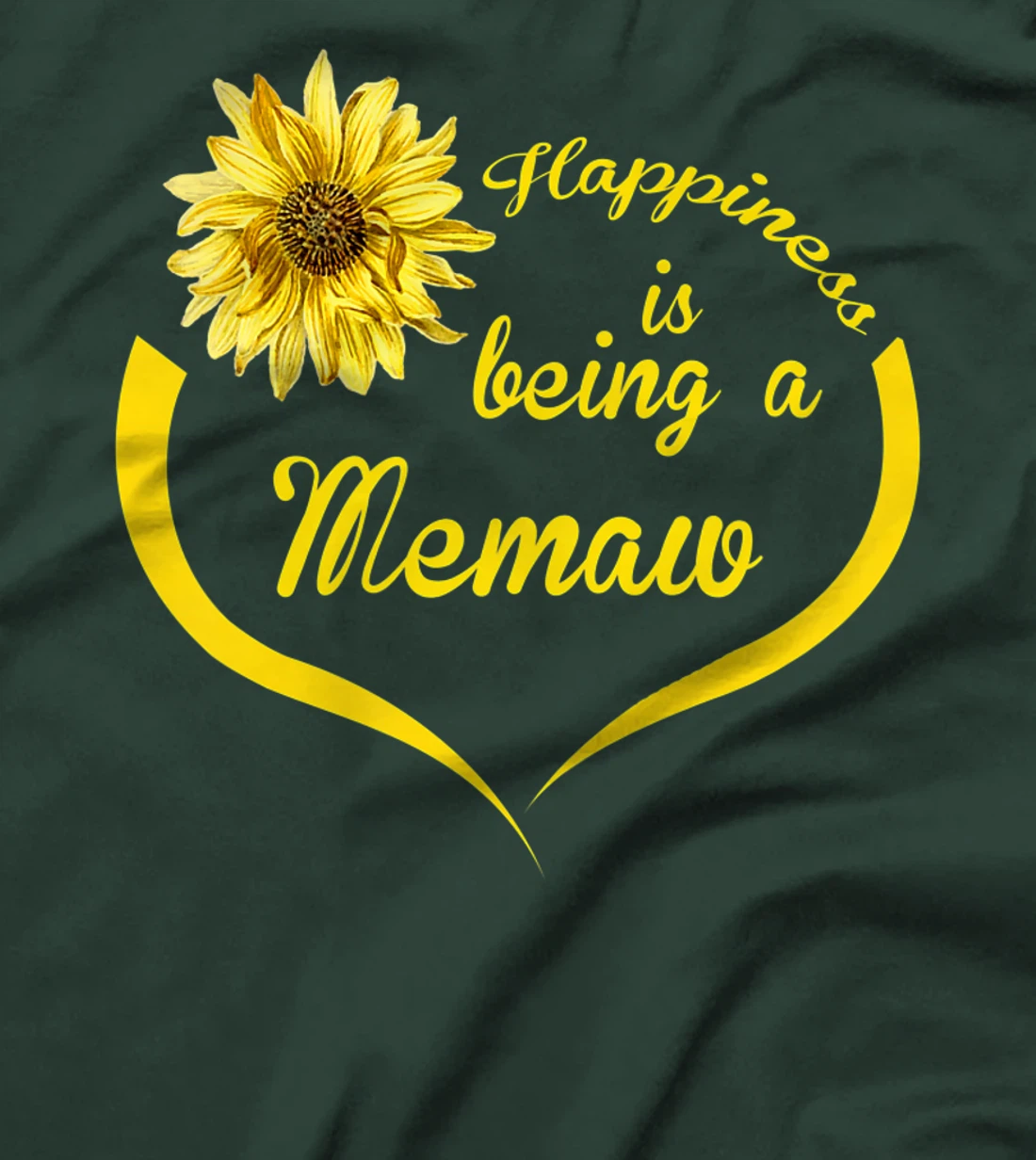 Womens Memaw Gift: Happiness Is Being A Memaw Premium T-Shirt