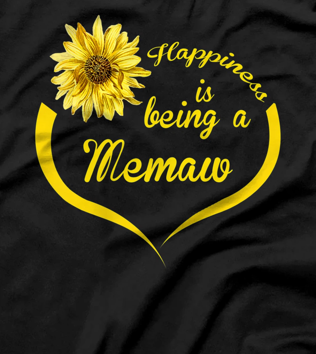 Womens Memaw Gift: Happiness Is Being A Memaw Premium T-Shirt
