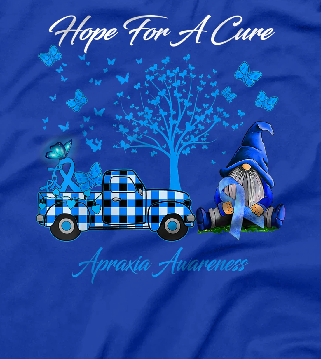 Hope For A Cure Apraxia Awareness Gifts T-Shirt