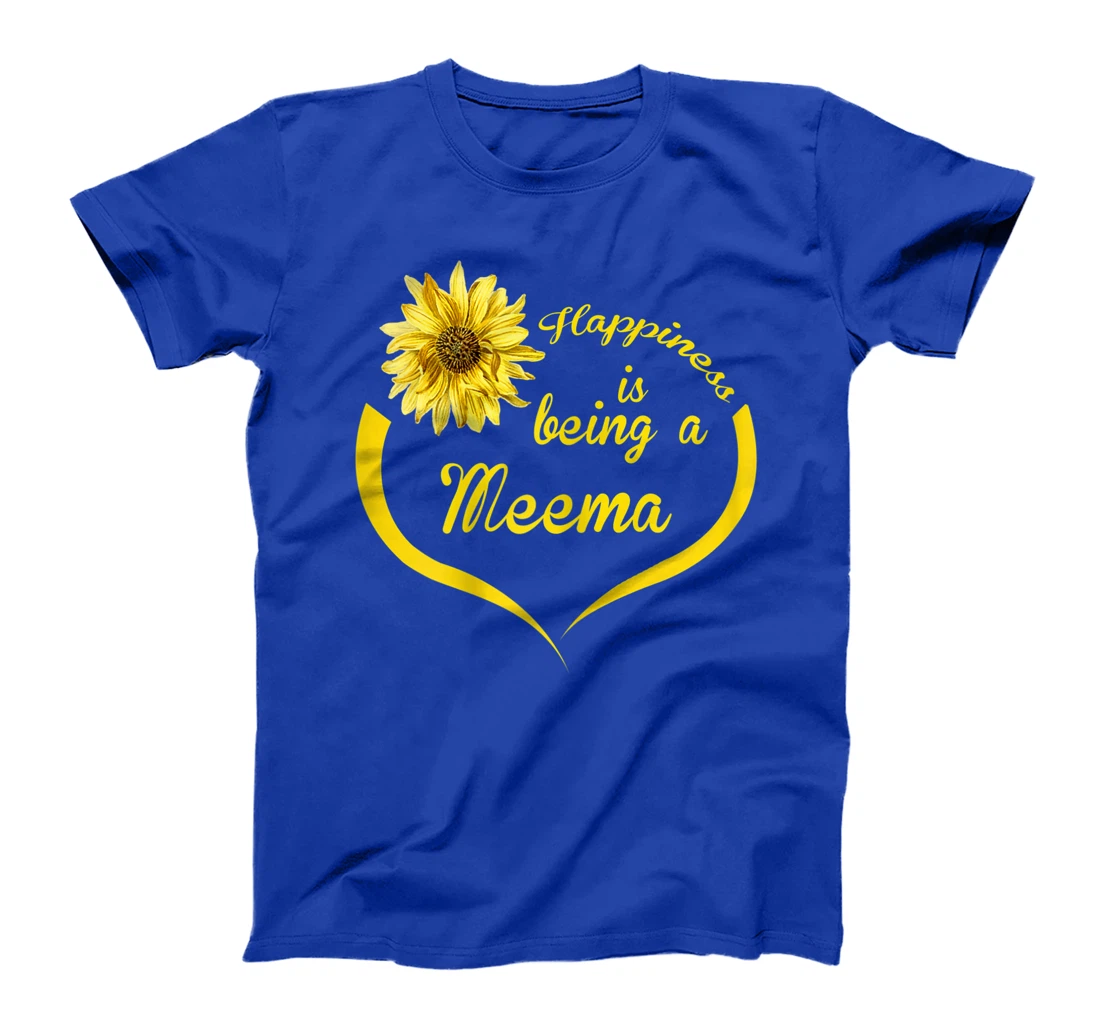 Womens Meema Gift: Happiness Is Being A Meema T-Shirt