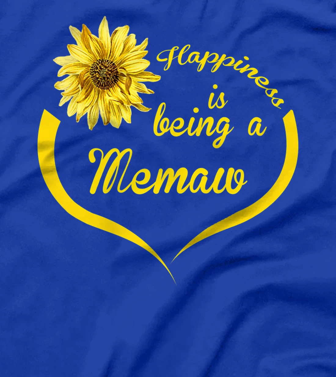 Womens Memaw Gift: Happiness Is Being A Memaw Premium T-Shirt