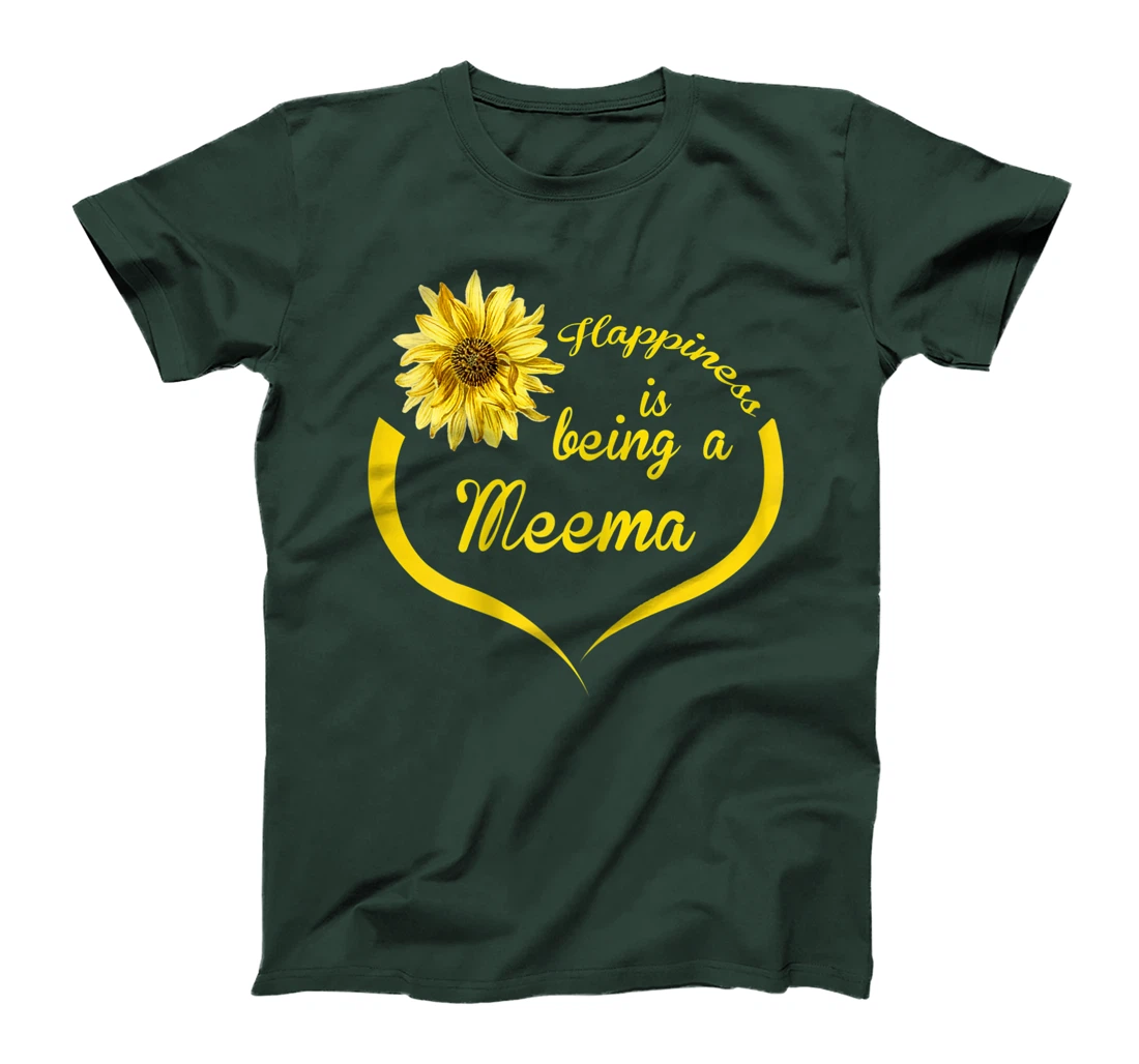 Womens Meema Gift: Happiness Is Being A Meema T-Shirt