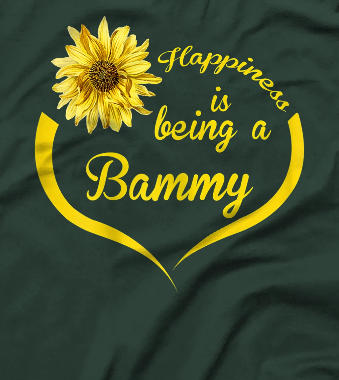 Womens Bammy Gift: Happiness Is Being A Bammy T-Shirt