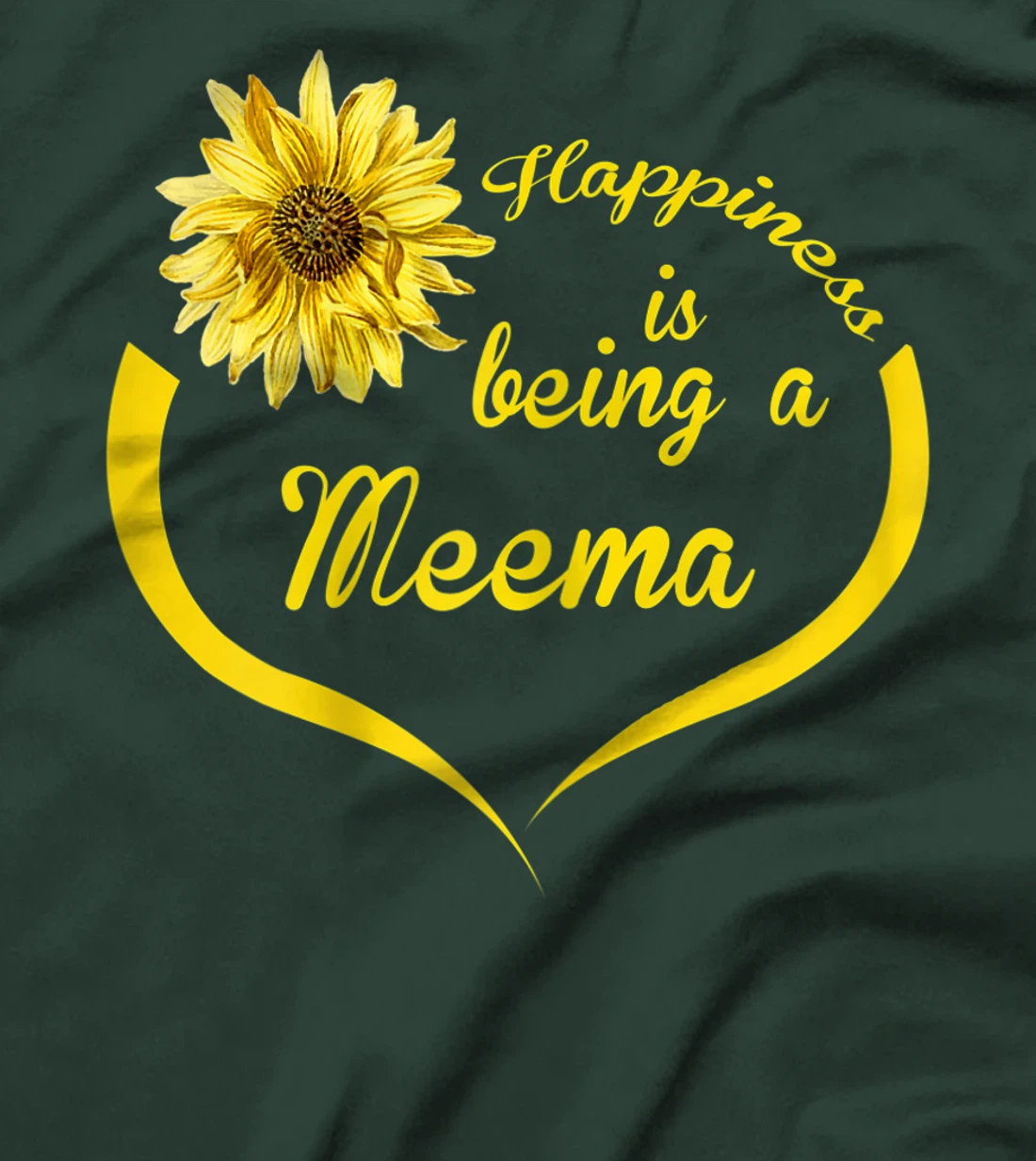 Womens Meema Gift: Happiness Is Being A Meema T-Shirt