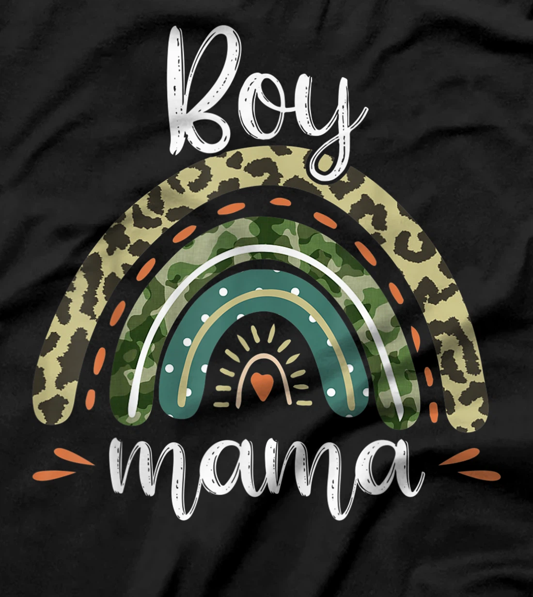 Boy Mama Boho Rainbow - Boy Mama T-Shirt