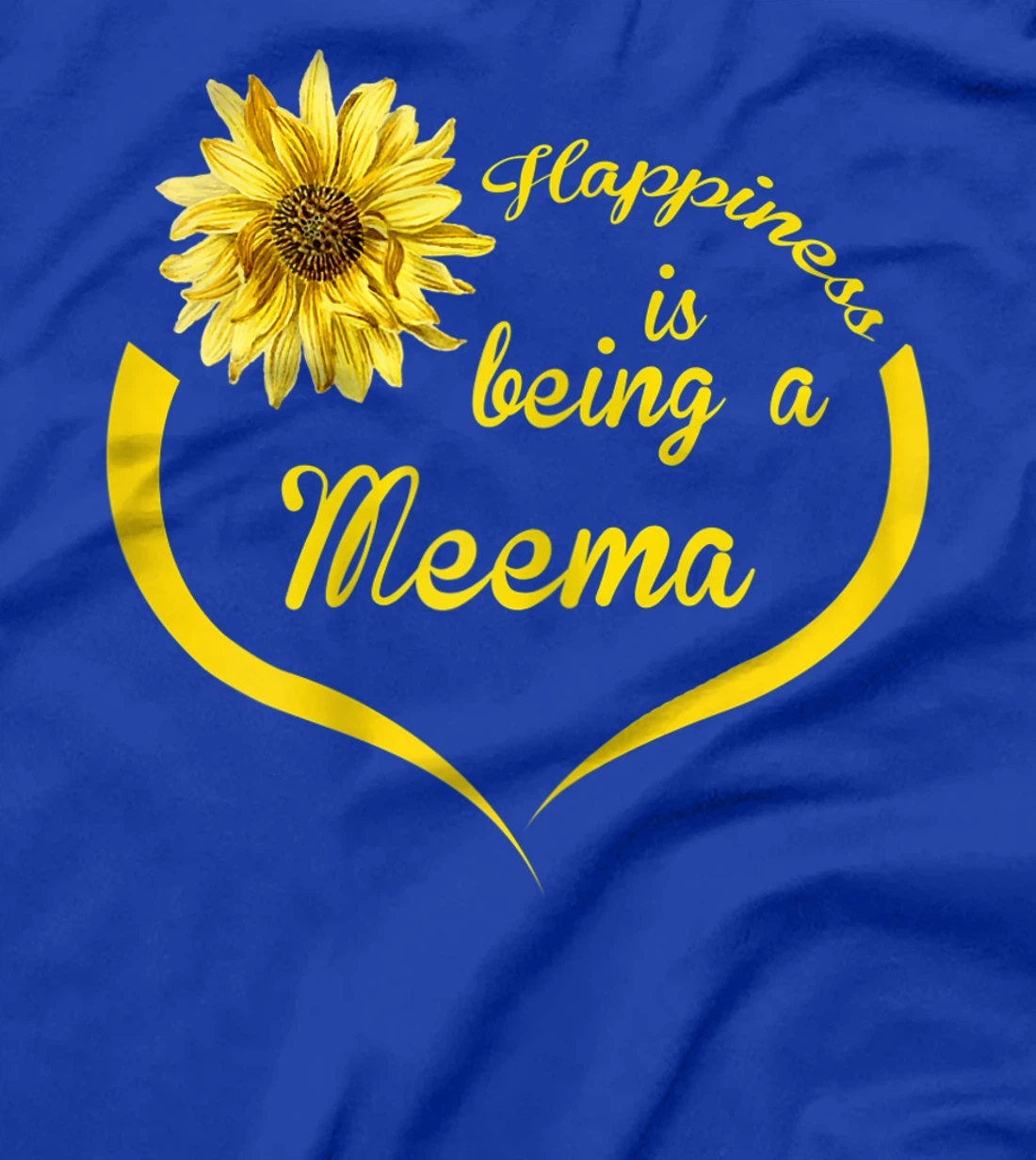 Womens Meema Gift: Happiness Is Being A Meema T-Shirt